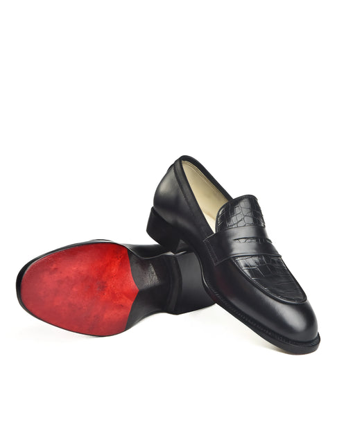 HandMade New Crocodile Leather Dress Moccasins