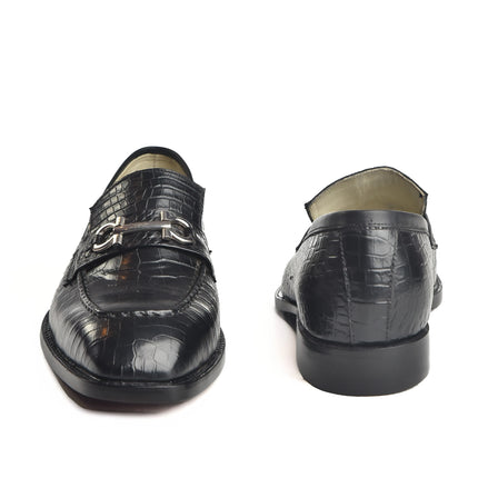 HandMade New Crocodile Leather Dress Moccasins