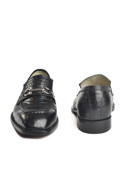 HandMade New Crocodile Leather Dress Moccasins