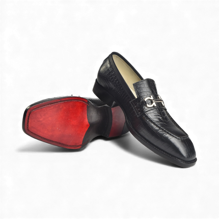 HandMade New Crocodile Leather Dress Moccasins
