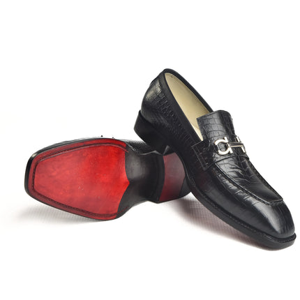 HandMade New Crocodile Leather Dress Moccasins