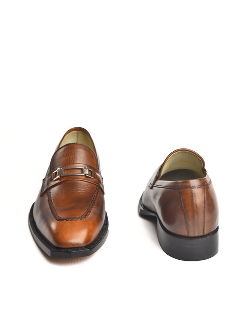 Handmade New Leather Dress Moccasins / Dress Loafers