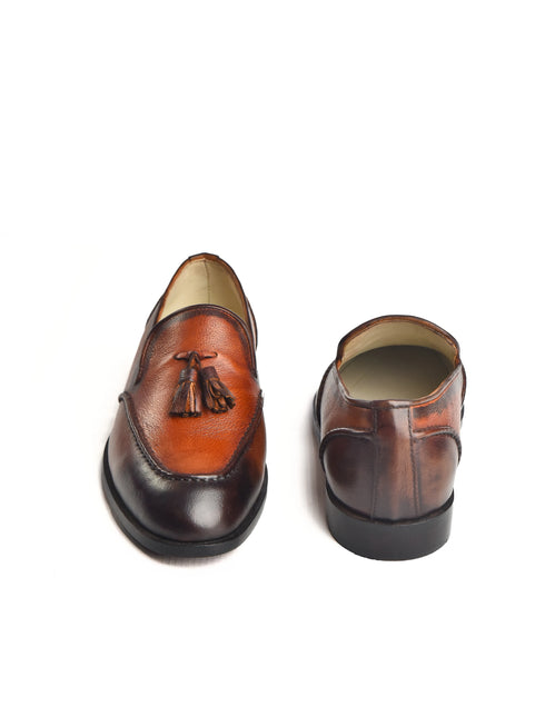 Handmade New Leather Dress Loafers / Moccasins