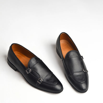 HandMade All Leather New Monk Moccasins / Loafers