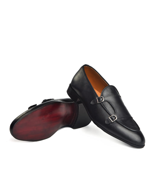 HandMade All Leather New Monk Moccasins / Loafers