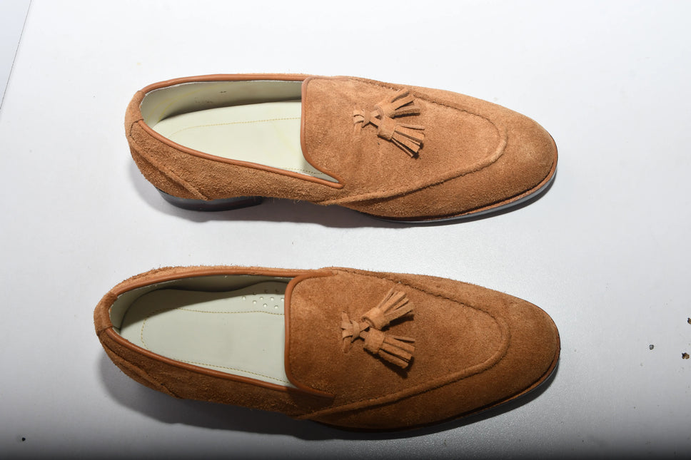 Handmade New Suede Leather Moccasins / Loafers