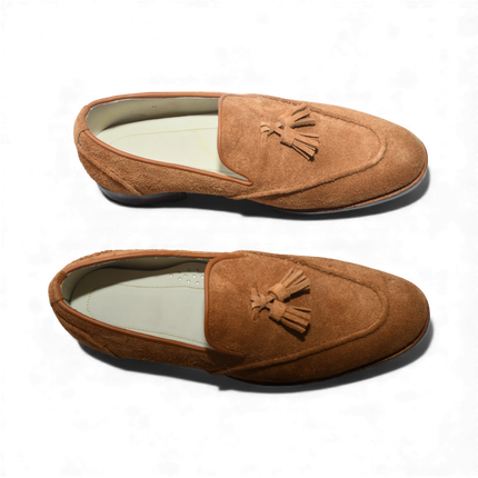Handmade New Suede Leather Moccasins / Loafers