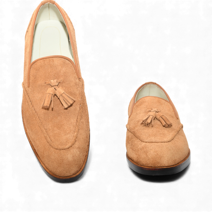 Handmade New Suede Leather Moccasins / Loafers