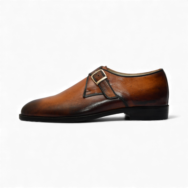 Leather Handmade New Monk Shoes / Moccasins