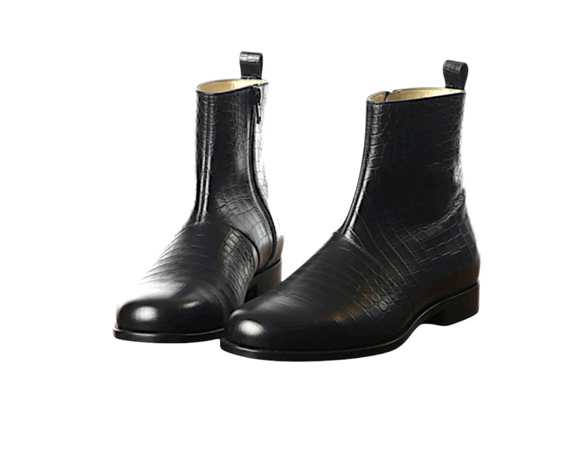 Classic Croc - Effect Ankle Boot
