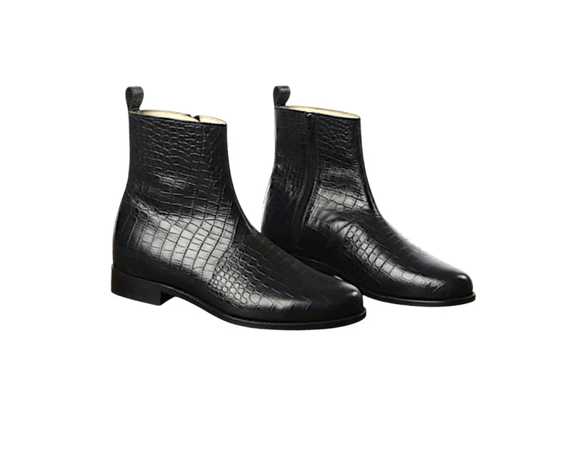 Classic Croc - Effect Ankle Boot