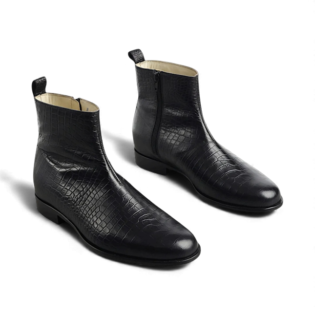 Classic Croc - Effect Ankle Boot