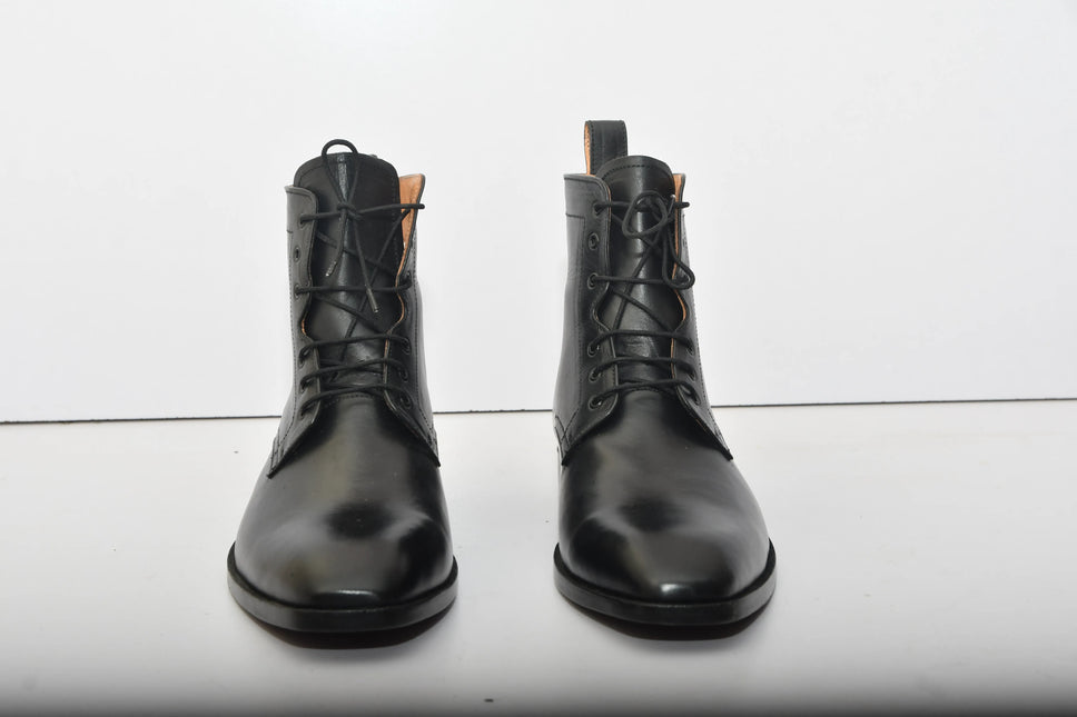 Handmade New Leather Lace-up Ankle Boots