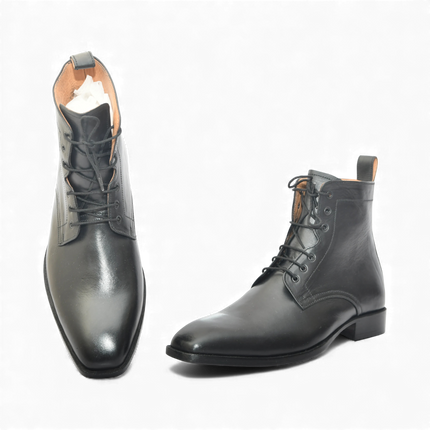 Handmade New Leather Lace-up Ankle Boots