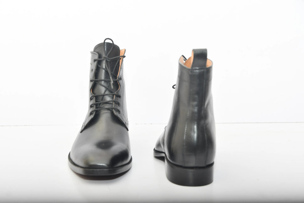 Handmade New Leather Lace-up Ankle Boots