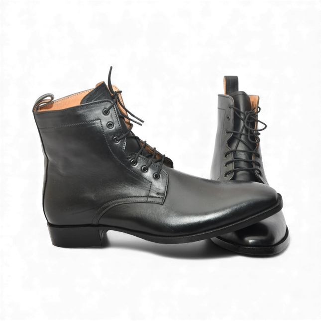 Handmade New Leather Lace-up Ankle Boots