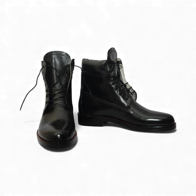 Handmade New Leather Lace-up Ankle Boots TunpurLand