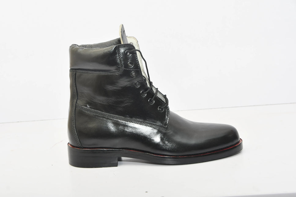 Handmade New Leather Lace-up Ankle Boots TunpurLand