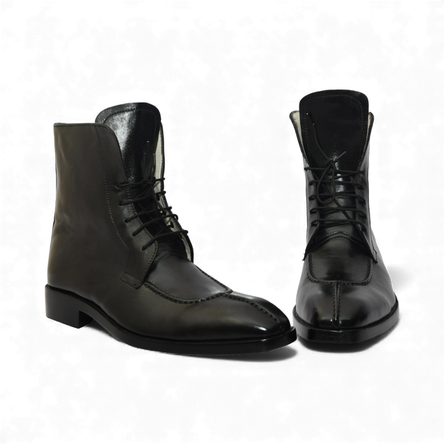 Handmade New Leather Lace-up Ankle Boots