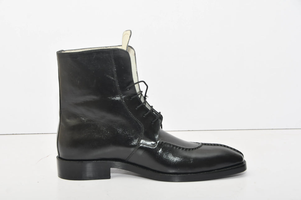 Handmade New Leather Lace-up Ankle Boots