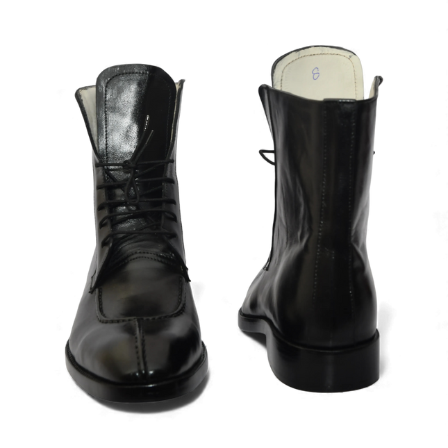 Handmade New Leather Lace-up Ankle Boots