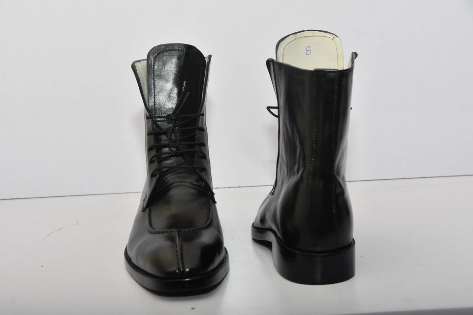 Handmade New Leather Lace-up Ankle Boots