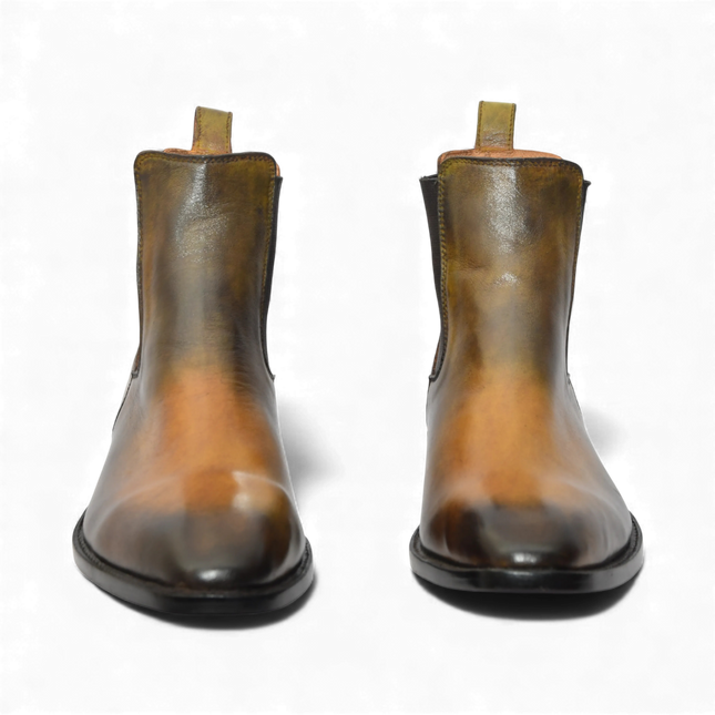 Handmade New Leather Chelsea Boots