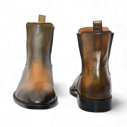 Handmade New Leather Chelsea Boots