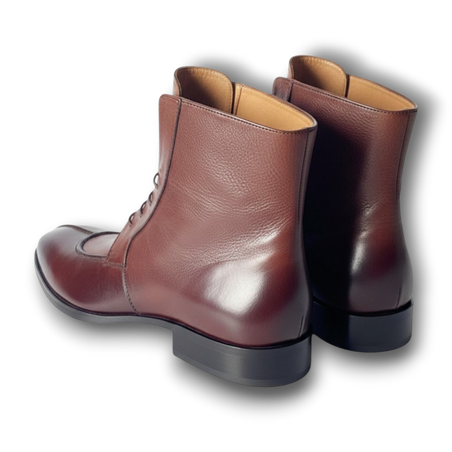 Handmade New Leather Lace-up Ankle Boots