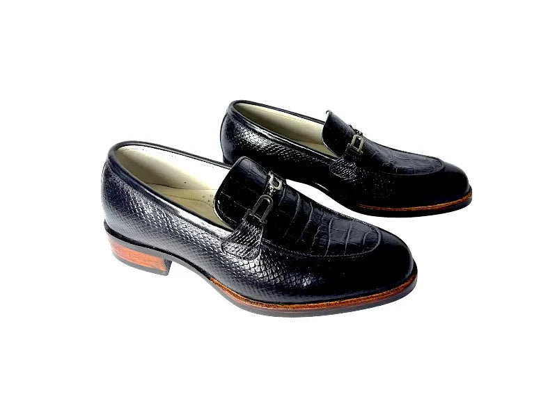HandMade New Crocodile Leather Dress Moccasins