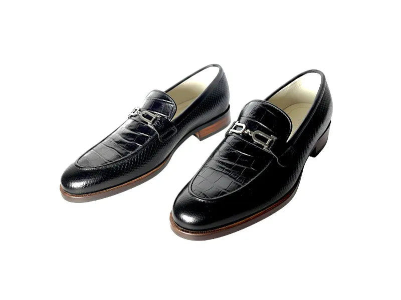 HandMade New Crocodile Leather Dress Moccasins