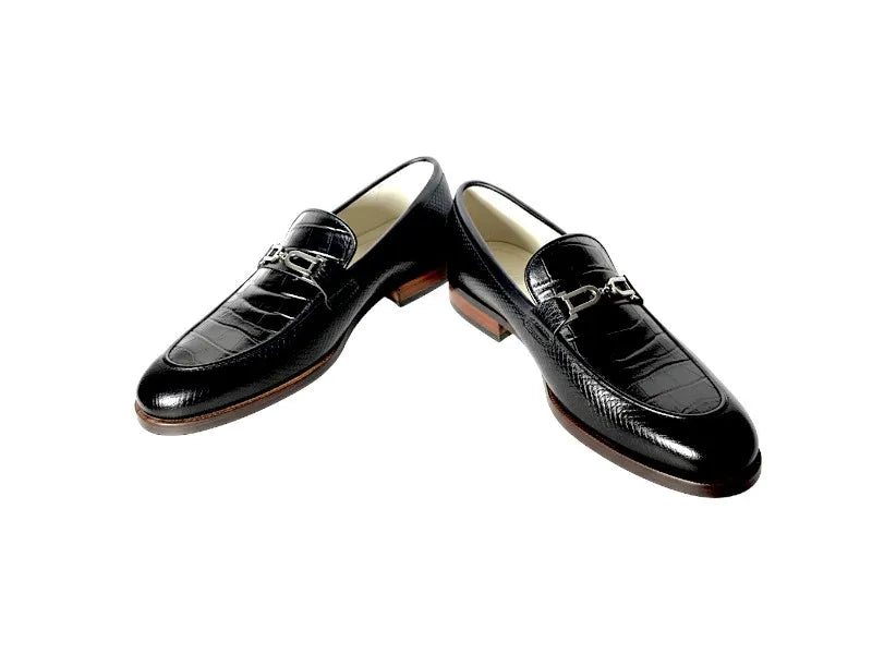 HandMade New Crocodile Leather Dress Moccasins
